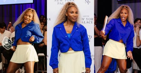 Odchudzona lekiem na cukrzycę Serena Williams POPISUJE SIĘ na imprezie w Nowym Jorku (ZDJĘCIA)