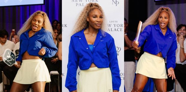 Odchudzona lekiem na cukrzycę Serena Williams POPISUJE SIĘ na imprezie w Nowym Jorku (ZDJĘCIA)