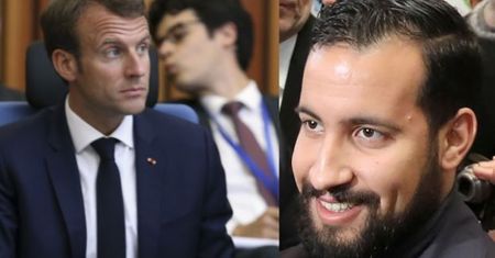 Macron też ma kłopoty z pulchnym 26-latkiem: "Nie, Alexandre Benalla NIE BYŁ MOIM KOCHANKIEM"