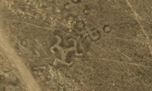 Znaki na ziemi w Kazachstanie. Nie wiedzą, jaki był ich cel