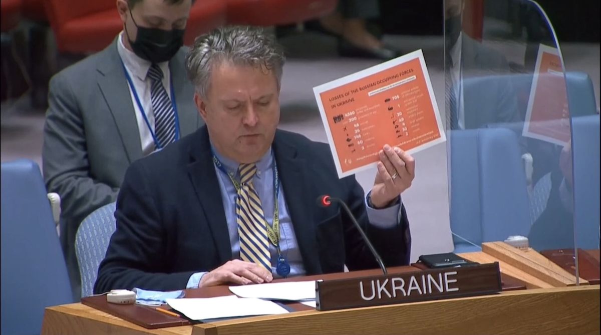 Ambasador Ukrainy przy ONZ Serhij Kysłyca 