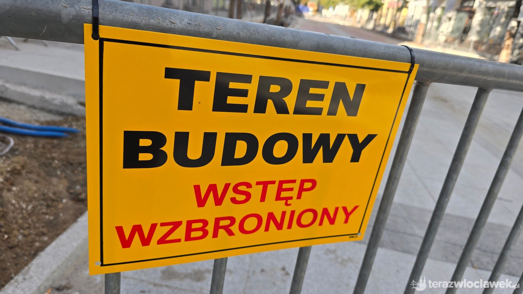 Prace budowalne - teren budowy