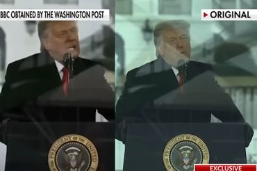 Materiał z Donaldem Trumpem, fot. kadr z Fox News
