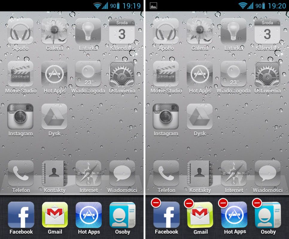 Upodobnij swojego Androida do systemu iOS 3