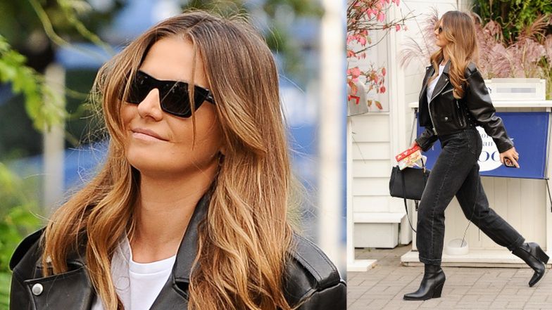 Anna Lewandowska odbiera córkę Laurę z celebryckiej knajpy