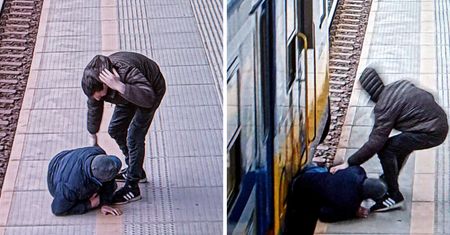 "Może skończyć się dramatem". Uratowali dwie osoby na peronie