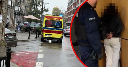 Nożowniczka w Warszawie. Jest nagranie z zatrzymania