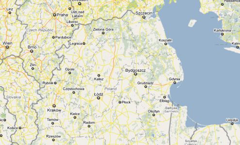 Mapy Google - Polska z innej perspektywy