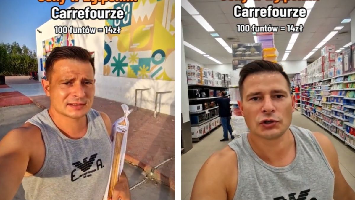 Ceny w egipskim supermarkecie