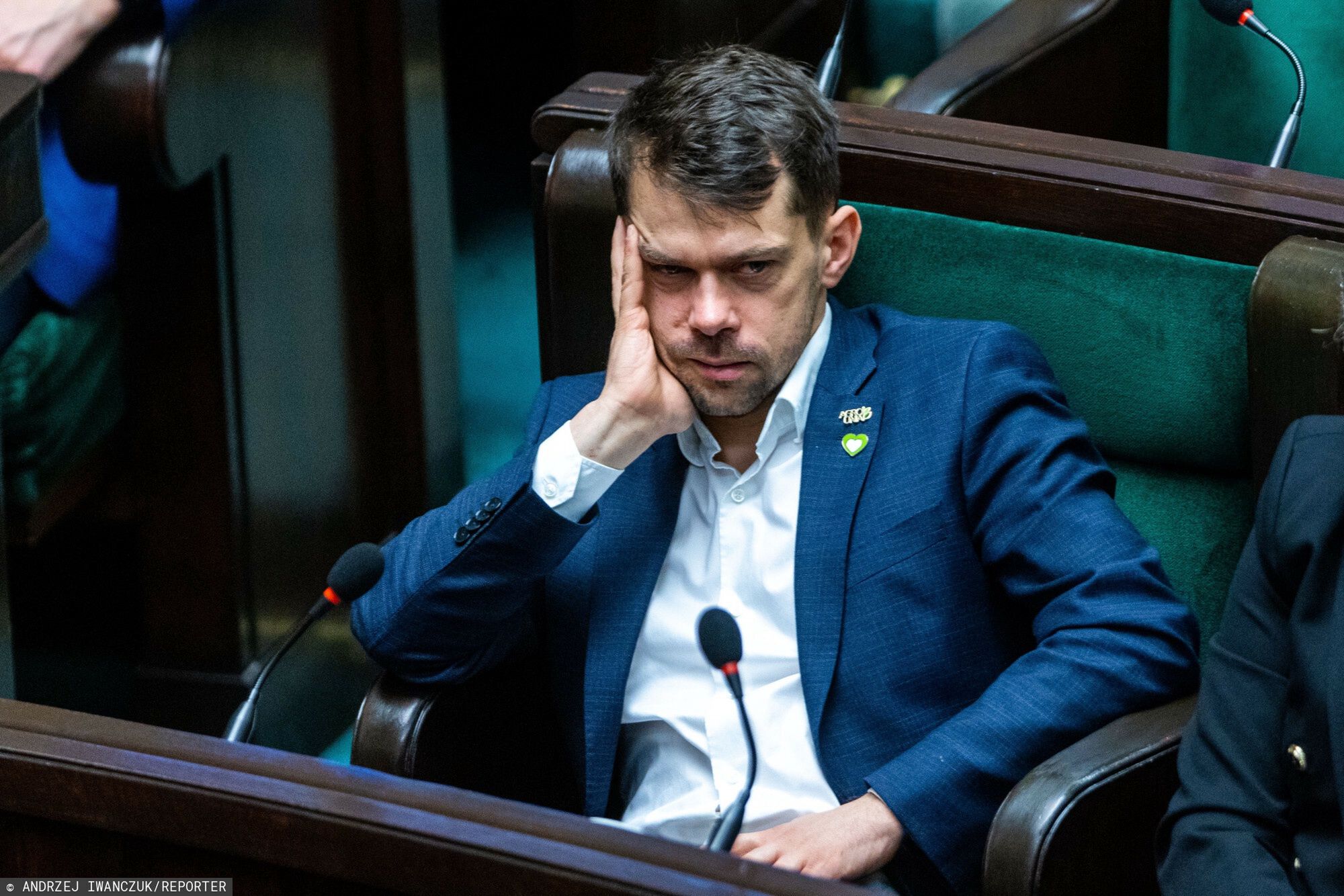 5. posiedzenie Sejmu X kadencji
09.02.2024 Warszawa Sejm 5. posiedzenie Sejmu X kadencji Fot. Andrzej Iwanczuk/REPORTER
N/z: Michal Kolodziejczak
Andrzej Iwanczuk/REPORTER