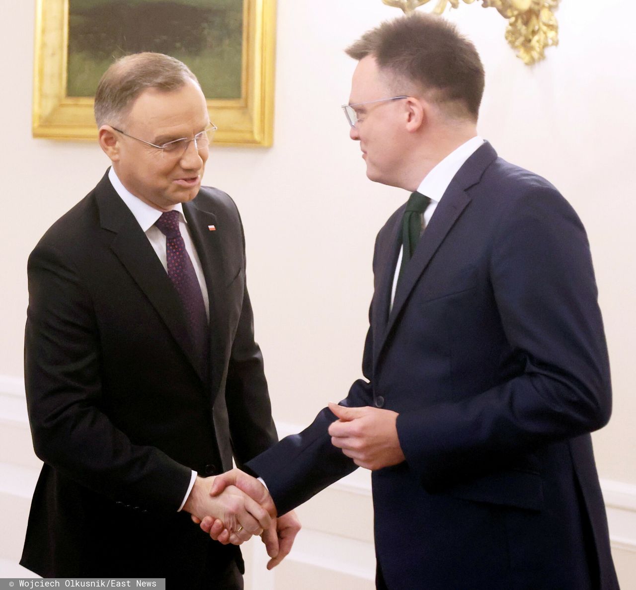 Spotkanie Duda - Hołownia. "Prezydent wysłał poważny sygnał"