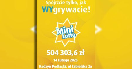 Wielka wygrana w Mini Lotto! Sprawdź, gdzie padła wygrana ponad 500 tys. zł