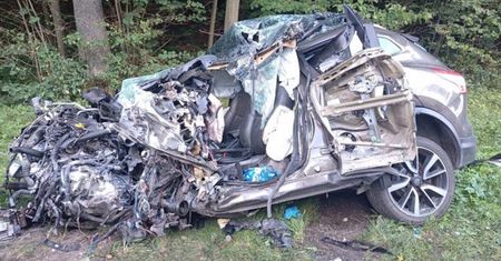 Ksiądz zginął w koszmarnym wypadku. Tyle zostało z jego auta