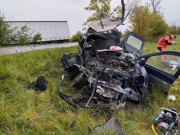 25-latek wjechał w tira. Makabryczny widok. Tragedia na DW 213