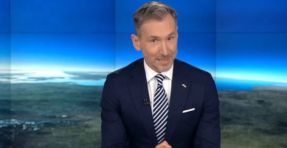 Piotr Kraśko w "Faktach" TVN