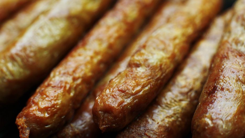 Barbecued meat sausages (bratwurst) close up. Grilled delicious sausages macro shoot.
Barbecued meat sausages (bratwurst) close up. Grilled delicious sausages macro shoot.
Alexander_Pogudin
recreation