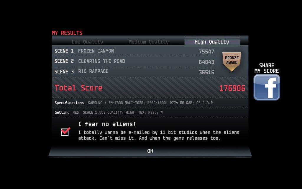 Samsung Galaxy Tab S 10.5 - wydajność i benchmarki 5
