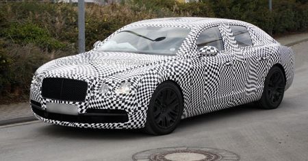 Odświeżony Bentley Continental Flying Spur przyłapany po raz kolejny [aktualizacja]