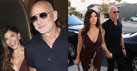 Jeff Bezos i Lauren Sanchez w sukience z głębokim dekoltem maszerują na randkę w Los Angeles