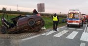 Groźny wypadek w Goźlicach. Do szpitala trafiło pięć osób