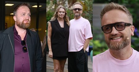 Bartłomiej Kasprzykowski wpadł z Tamarą Arciuch do śniadaniówki. Internauci ONIEMIELI na widok szczuplejszego o 21 kg aktora: "Jak wino!" (ZDJĘCIA)