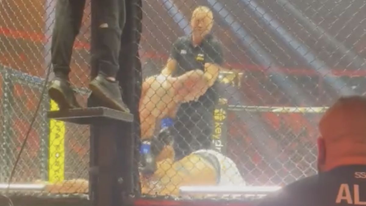 Denisowi Załęckiemu puściły nerwy po walce 