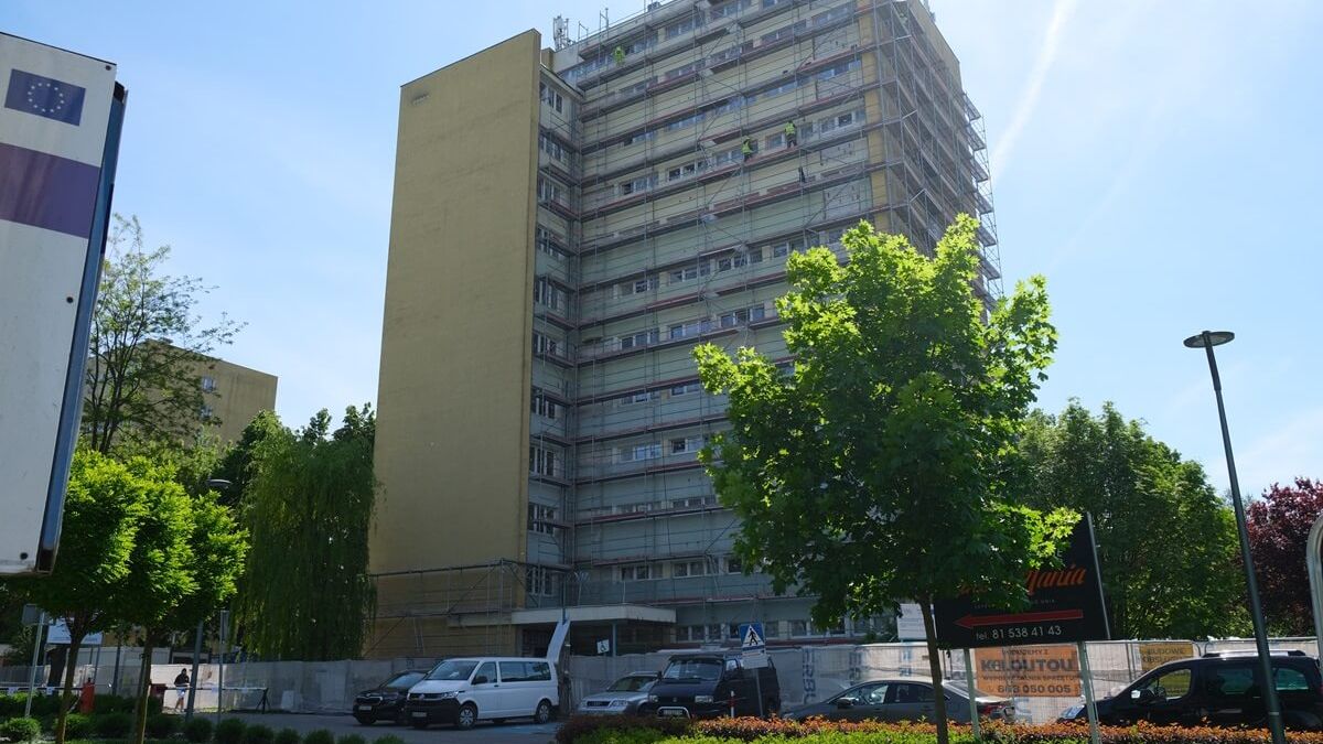 Remontowany akademik Politechniki Lubelskiej