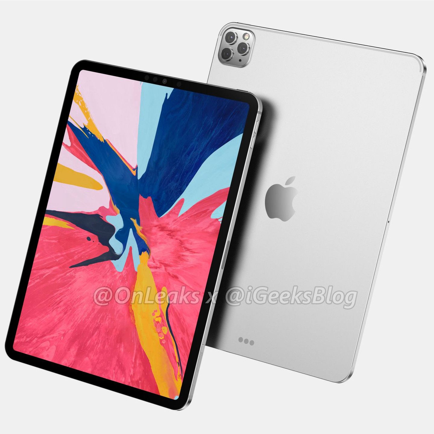 iPad Pro 2020 z potrójnym aparatem. Wycieka wygląd 3