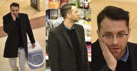 Filip Bobek kupuje kuwetę dla kota (ZDJĘCIA)