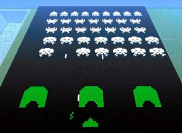 Space Invaders w Minecraft
