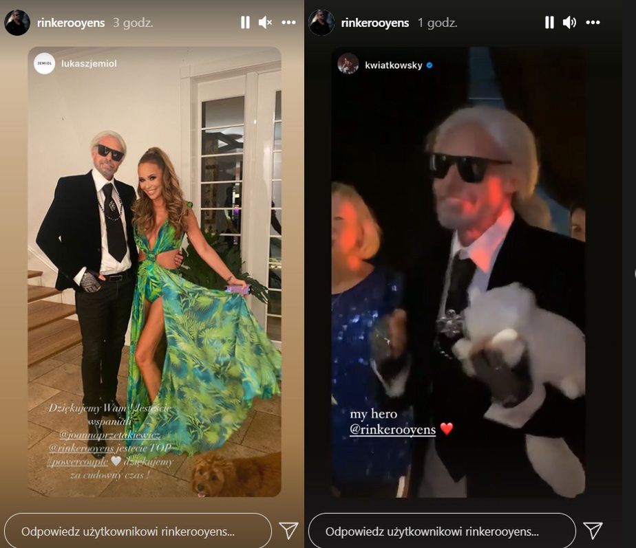 Impreza Joanny przetakiewicz i Rinke Rooyensa 