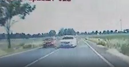 Urządziła sobie rajd na zwykłej drodze. Wszystko nagrała policja