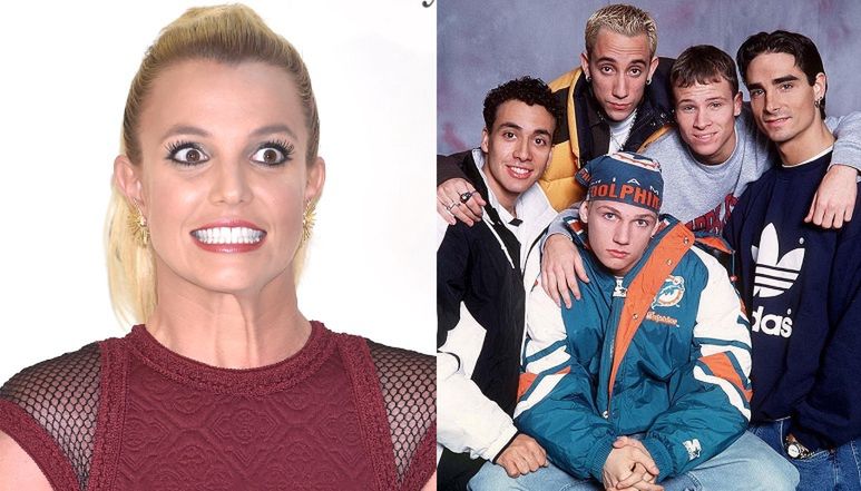 Britney Spears pręży się w łańcuchach na okładce singla z Backstreet Boys