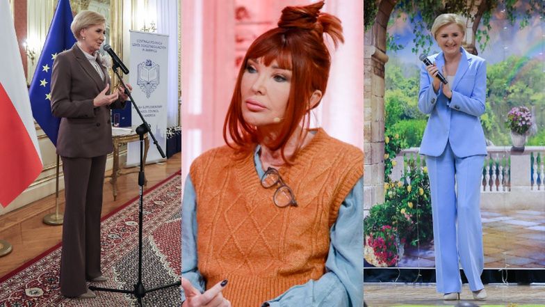 Ewa Minge ocenia stylizacje Agaty Dudy z USA