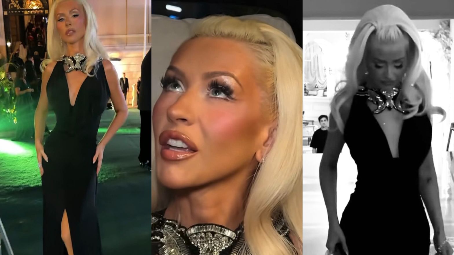 Coraz szczuplejsza Christina Aguilera na evencie w Monako 