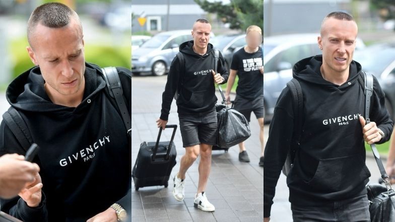 Piłkarze reprezentacji Polski w drodze na zgrupowanie