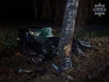 Koszmarny wypadek koło Cieszyna. Nie żyje młody kierowca