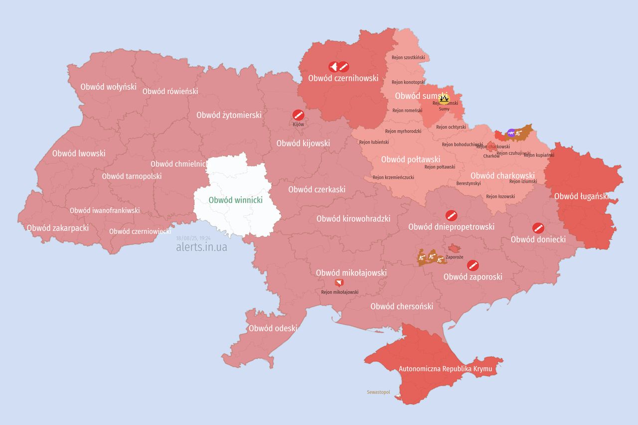 Wszyscy do schronów, wystrzelono rakiety. Alarm w Ukrainie
