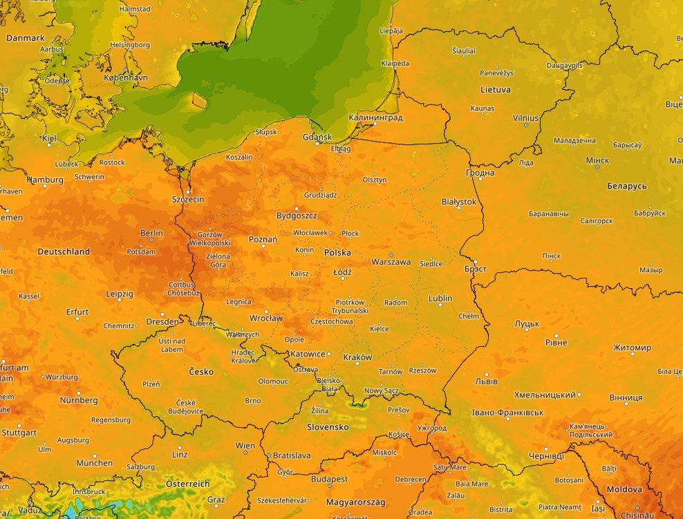 Pogoda na weekend. Fala ciepła zmierza do Polski