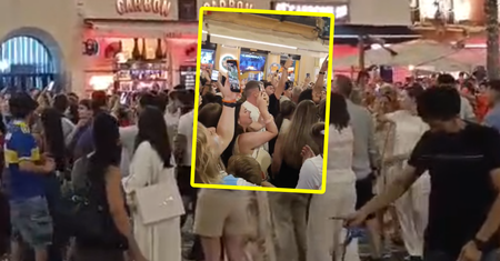 Hiszpanie wyszli na ulice. Polka była tam przypadkiem. "Szaleństwo"
