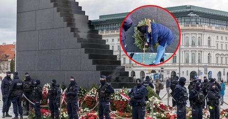 Posłanka PiS zerwała tabliczkę z wieńca. Zareagował przechodzień