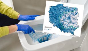 2,3 mln Polaków nie ma łazienki. Mapa pokazuje, gdzie jest największy problem