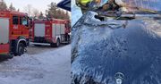 Lubartów: Pożar w garażu. Płonęło auto