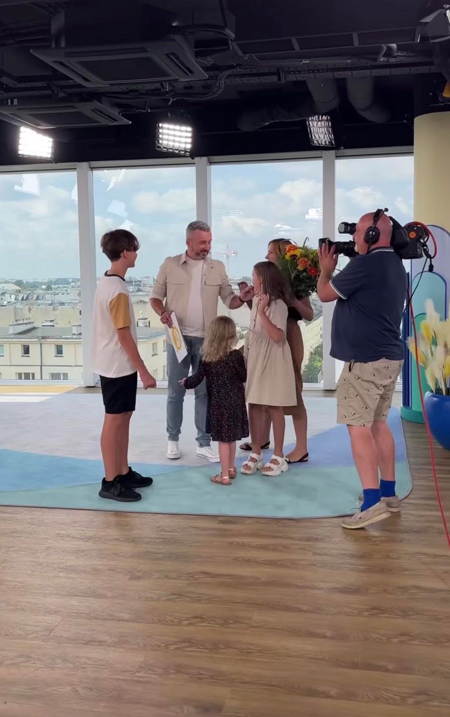 Rodziny Małgorzaty Rozenek i Krzysztofa Skórzyńskiego w "DDTVN"