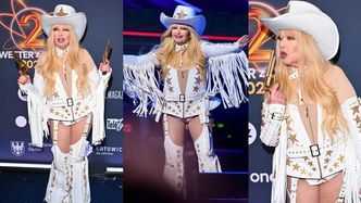 80-letnia Maryla "kowbojka" Rodowicz odsłania nogi na "Sylwestrze z Dwójką". Robi wrażenie? (ZDJĘCIA)