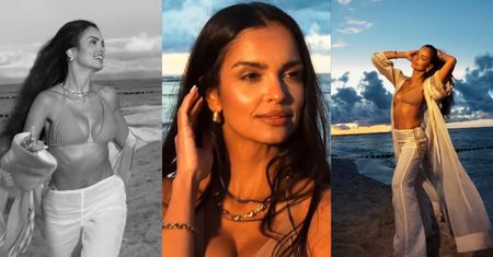 Odziana w górę od bikini Klaudia El Dursi hasa po rajskiej plaży i duma. "Końcówka lata ma w sobie coś wyjątkowego" (FOTO)