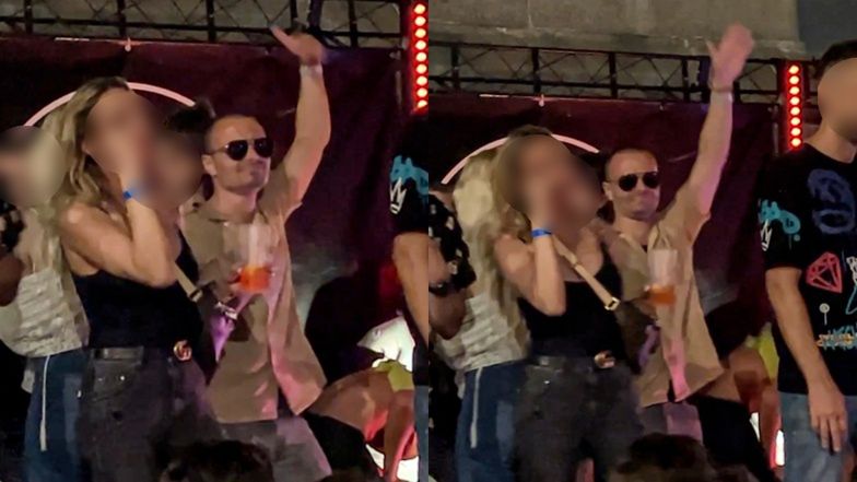 Marcin Hakiel szaleje na imprezie i kupuje zapiekankę