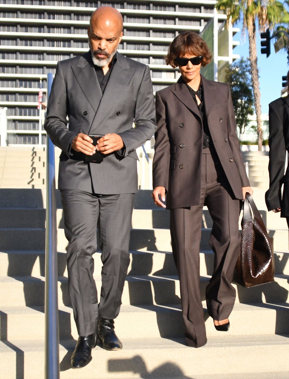 Halle Berry i Van Hunt przybyli w poniedziałek do Sądu