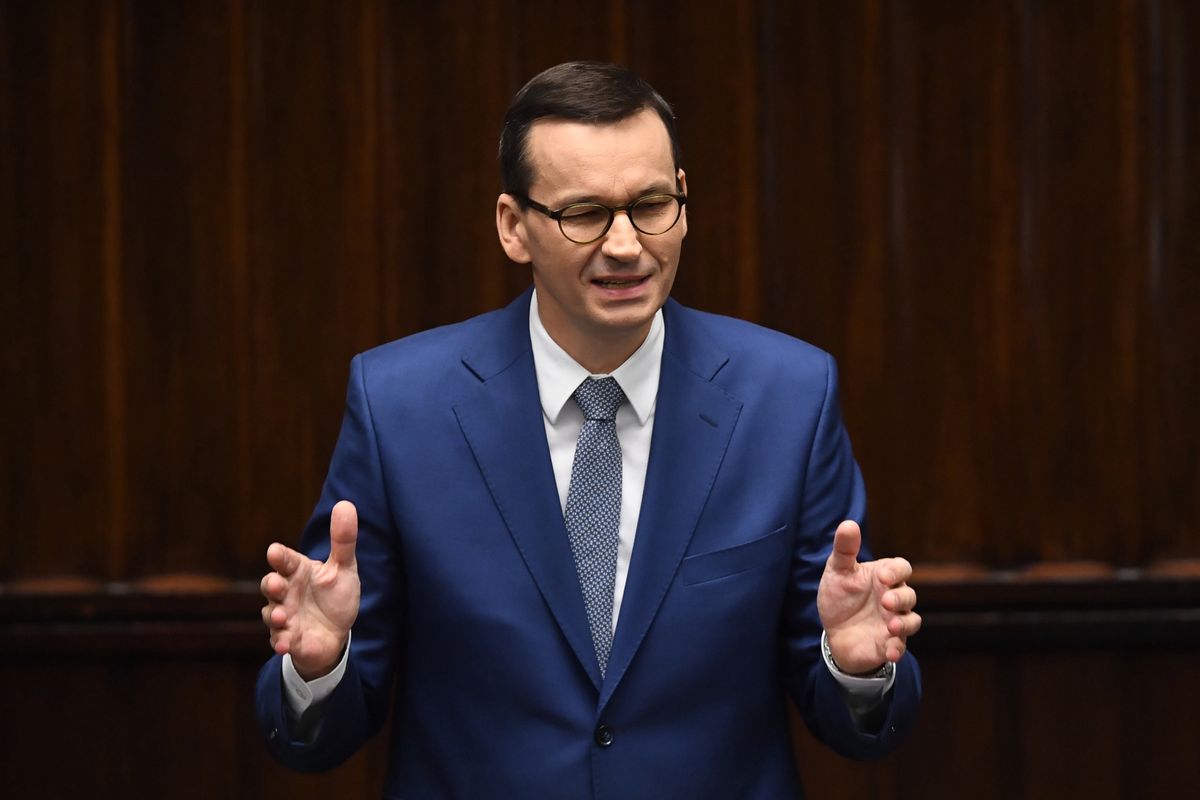 Premier Mateusz Morawiecki wystąpił w Sejmie. Mówił o Ukrainie 