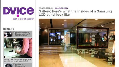 Przekrój przez LCD 1